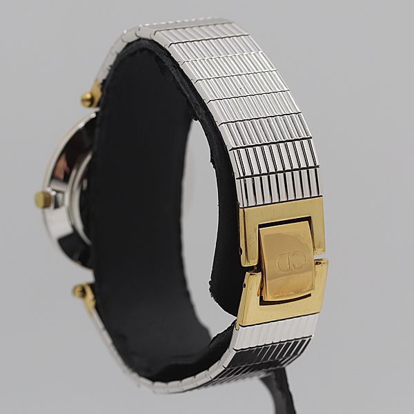 Dior Quartz Black Dial SS Watch — view 3
