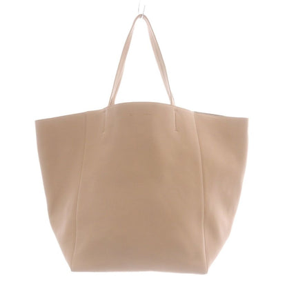 Celine Cabas Phantom Tote Handbag Leather Beige