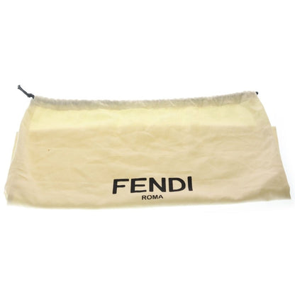Fendi Crossbody Belt Bag Zucca Pattern Leather Shoulder Silver Brown — view 8