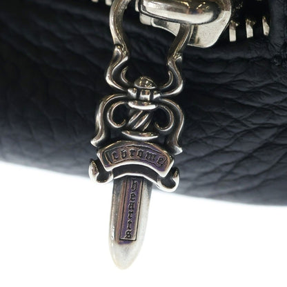 Chrome Hearts 1 Snat Pack Dagger Zip Gunslinger Belt Leather Waist Bag Black — view 6
