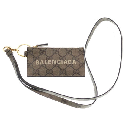 Gucci x Balenciaga the Hacker Strap with Card Case Shoulder Beige