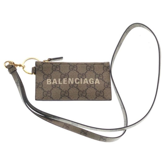 Gucci x Balenciaga the Hacker Strap with Card Case Shoulder Beige