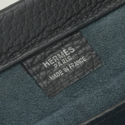 Hermes Cabas 40 Business Briefcase Taurillon Clemence Dark Navy — view 7
