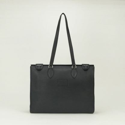 Hermes Cabas 40 Business Briefcase Taurillon Clemence Dark Navy