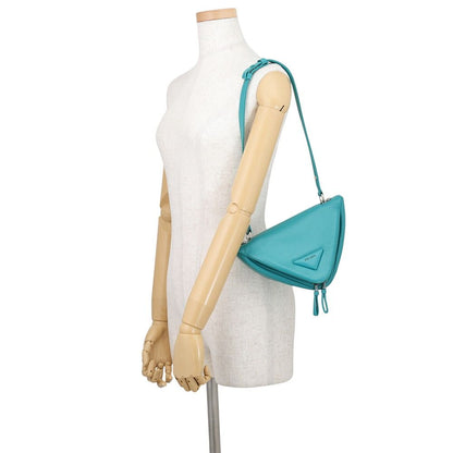 Prada Padded Triangle Leather 2-Way Handbag — view 5