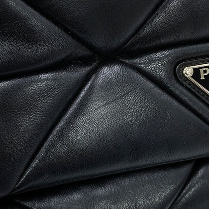 Prada Shoulder Bag System Patchwork Leather Black — view 6
