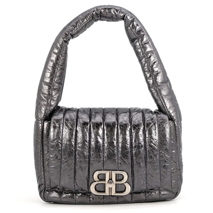 Balenciaga Shoulder Bag Monaco BB Logo Small Leather