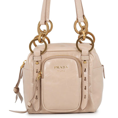 Prada Handbag Top Mini Bag Dangle Leather