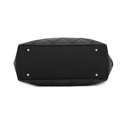 Chanel Tote Bag Paris Biarritz MM Quilted Coco Charm Black — view 3
