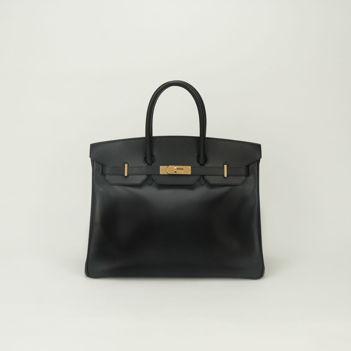 Hermes Birkin 35 Box Calf Noir Black
