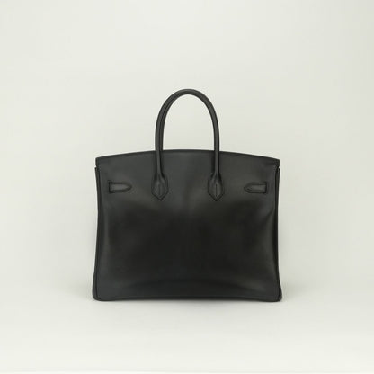 Hermes Birkin 35 Box Calf Noir Black — view 3