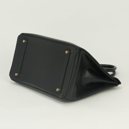 Hermes Birkin 35 Box Calf Noir Black — view 5
