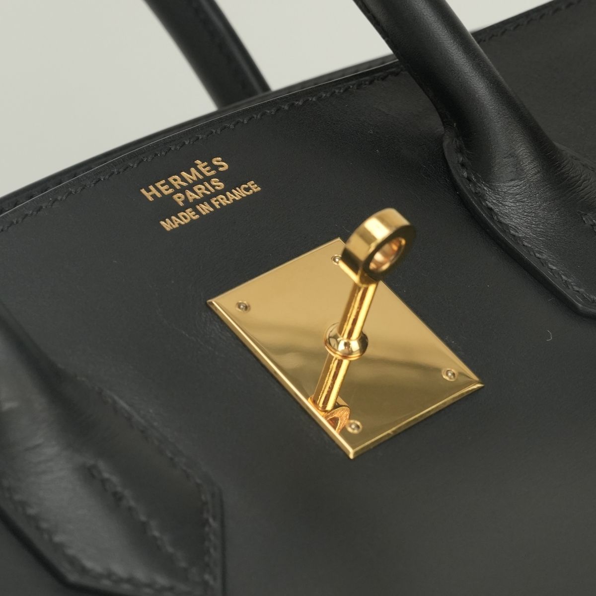 Hermes Birkin 35 Box Calf Noir Black — view 8