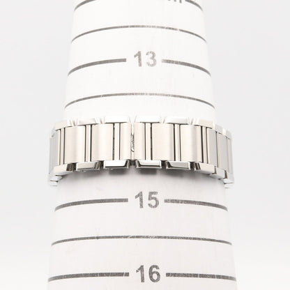 Cartier Watch Tank Francaise SM Silver Stainless Steel — view 7