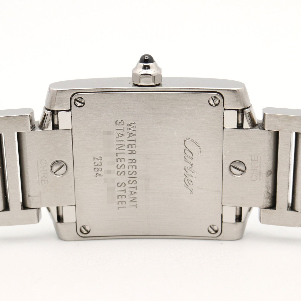 Cartier Watch Tank Francaise SM Silver Stainless Steel — view 5
