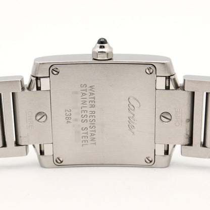 Cartier Watch Tank Francaise SM Silver Stainless Steel — view 5
