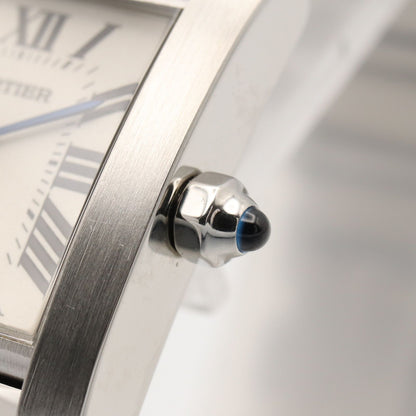 Cartier Watch Tank Francaise SM Silver Stainless Steel — view 6