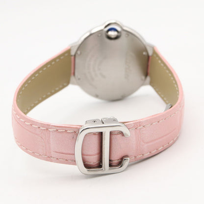Cartier Watch Baron Blue Pink Stainless Steel — view 4