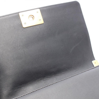 Chanel Shoulder Bag Boy Black Lambskin Boy Chain — view 7