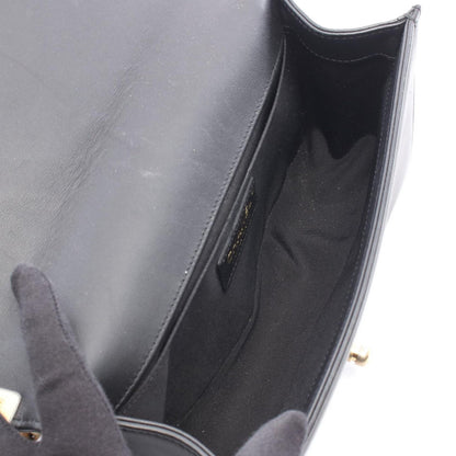 Chanel Shoulder Bag Boy Black Lambskin Boy Chain — view 3