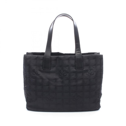 Chanel Tote Bag New Travel Line MM Black Nylon Leather MM