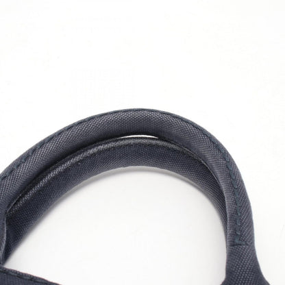 Prada Tote Bag Canapa 2-Way Navy Caviar Leather — view 8