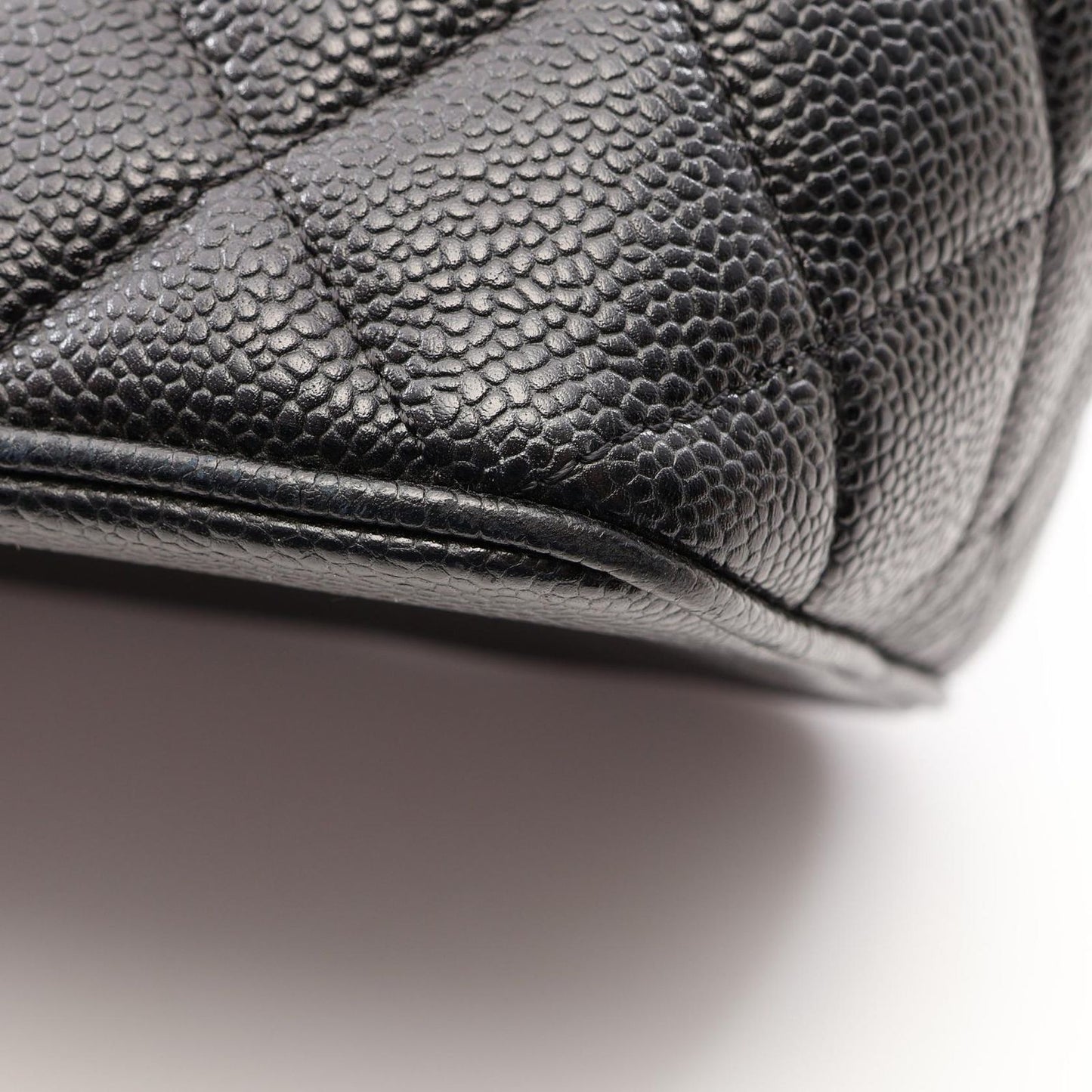Chanel Tote Bag Reissue Black Caviar Leather — view 8