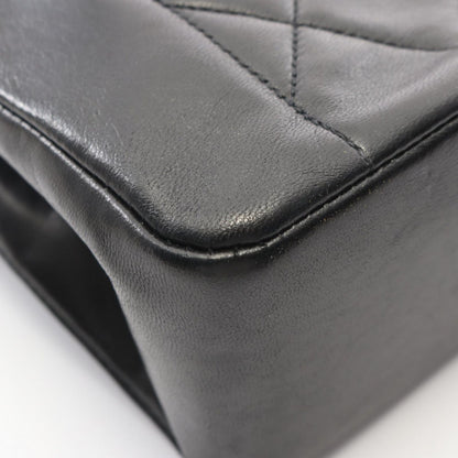 Chanel Shoulder Bag Quilted Diana Flap Black Lambskin Chain — view 7
