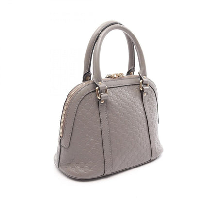 Gucci Micro Guccissima 2-Way Gray Leather GG Shoulder Bag — view 2