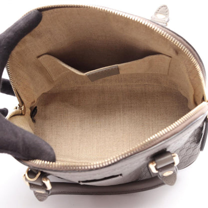 Gucci Micro Guccissima 2-Way Gray Leather GG Shoulder Bag — view 3