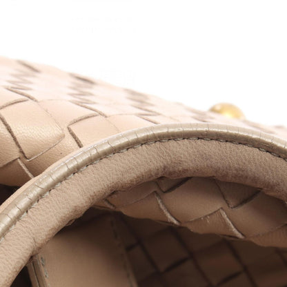 Bottega Veneta Intrecciato Beige Leather Handbag — view 8