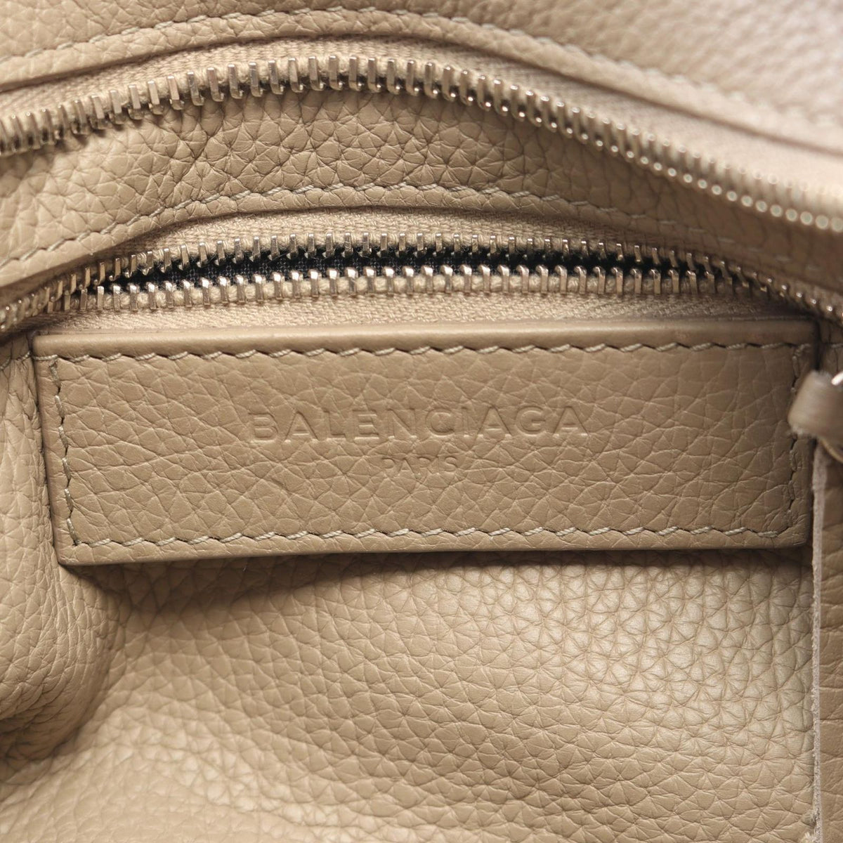 Balenciaga Black Out City XS 2-Way Gray Leather Handbag — view 4