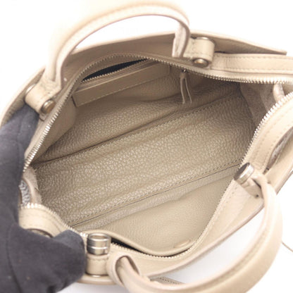 Balenciaga Black Out City XS 2-Way Gray Leather Handbag — view 3