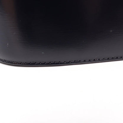 Saint Laurent 2-Way Navy Leather Handbag — view 8