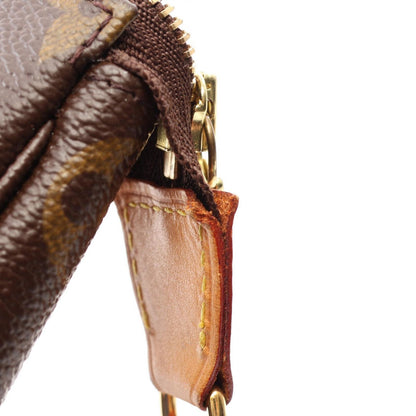Louis Vuitton Handbag Pochette Accessory Soir Canvas Leather LV Takashi Murakami — view 8
