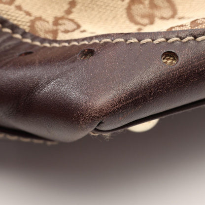 Gucci Tote Bag GG Canvas Beige Brown Horsebit — view 5