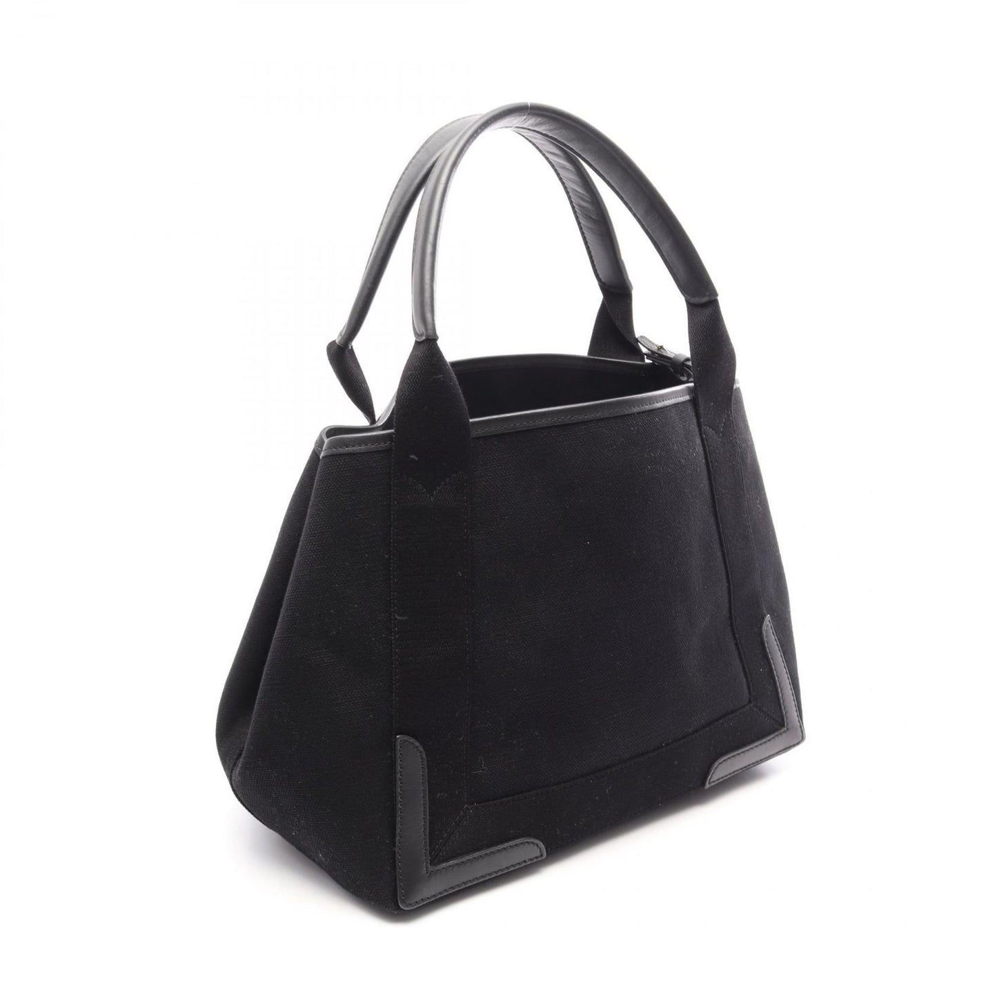 Balenciaga Tote Bag Navy Cabas S Black Leather — view 2