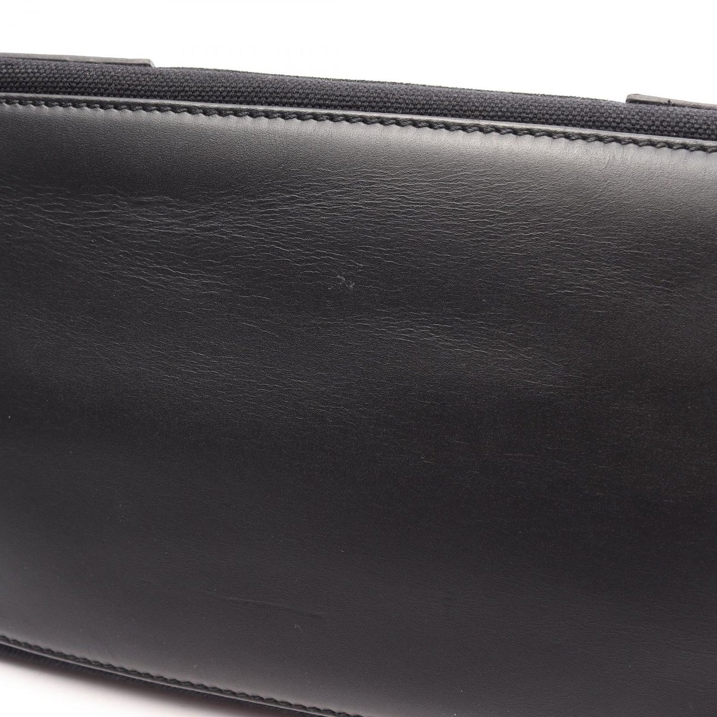 Balenciaga Tote Bag Navy Cabas S Black Leather — view 7