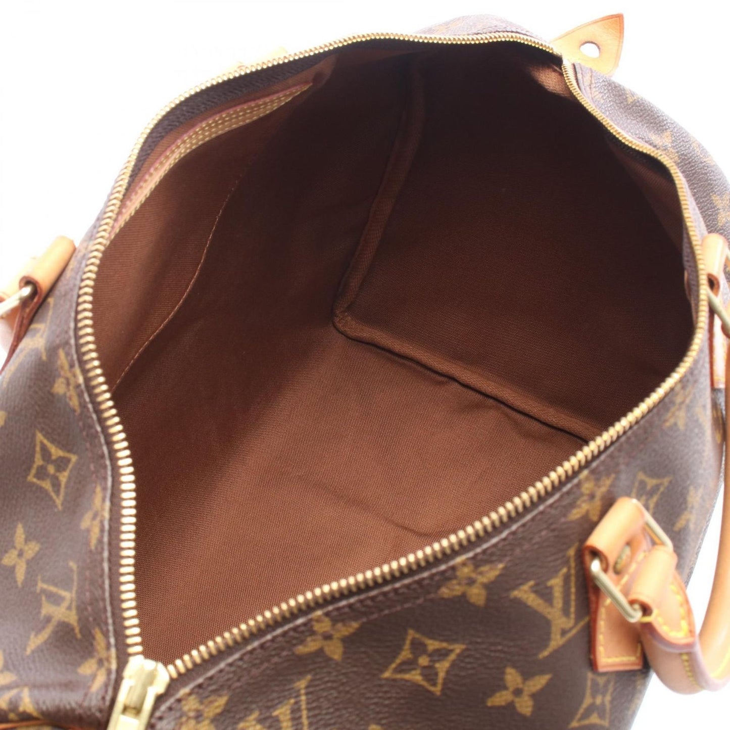 Louis Vuitton Speedy 40 Monogram Canvas Leather Handbag — view 3