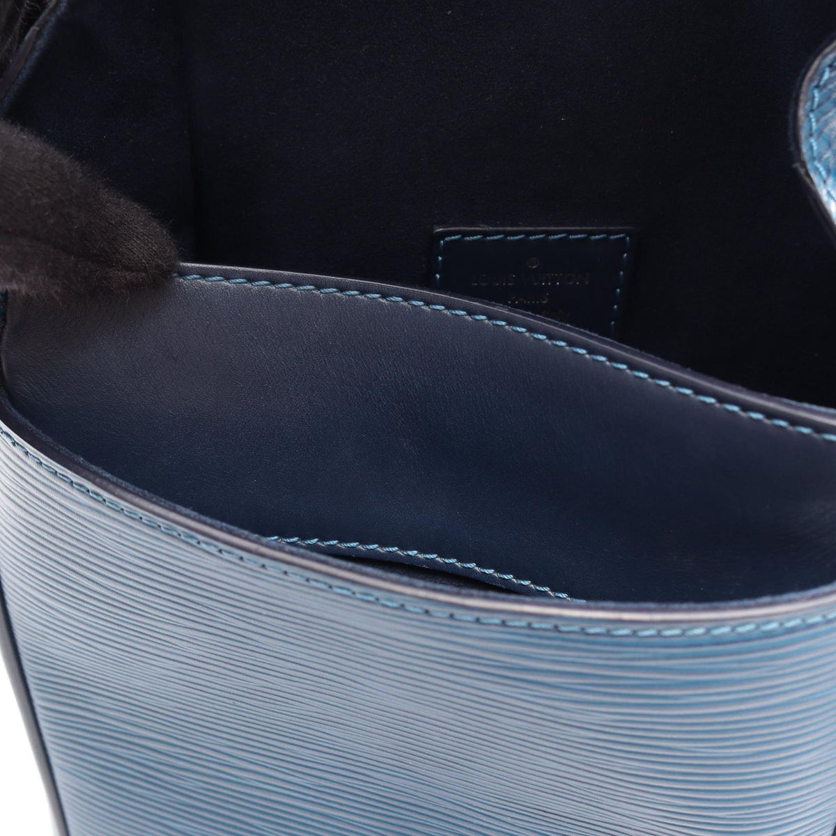 Louis Vuitton Shoulder Bag Messenger Downtown BB Epi Blue Azur Leather — view 6