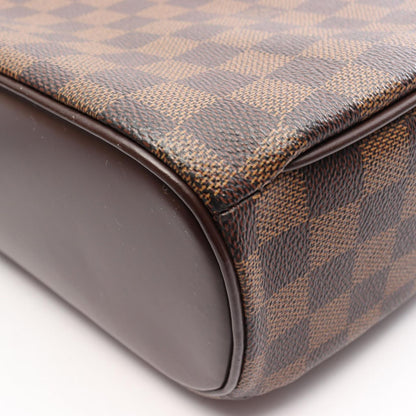 Louis Vuitton Thalia Oriental Damier Ebene Canvas Leather Handbag — view 7