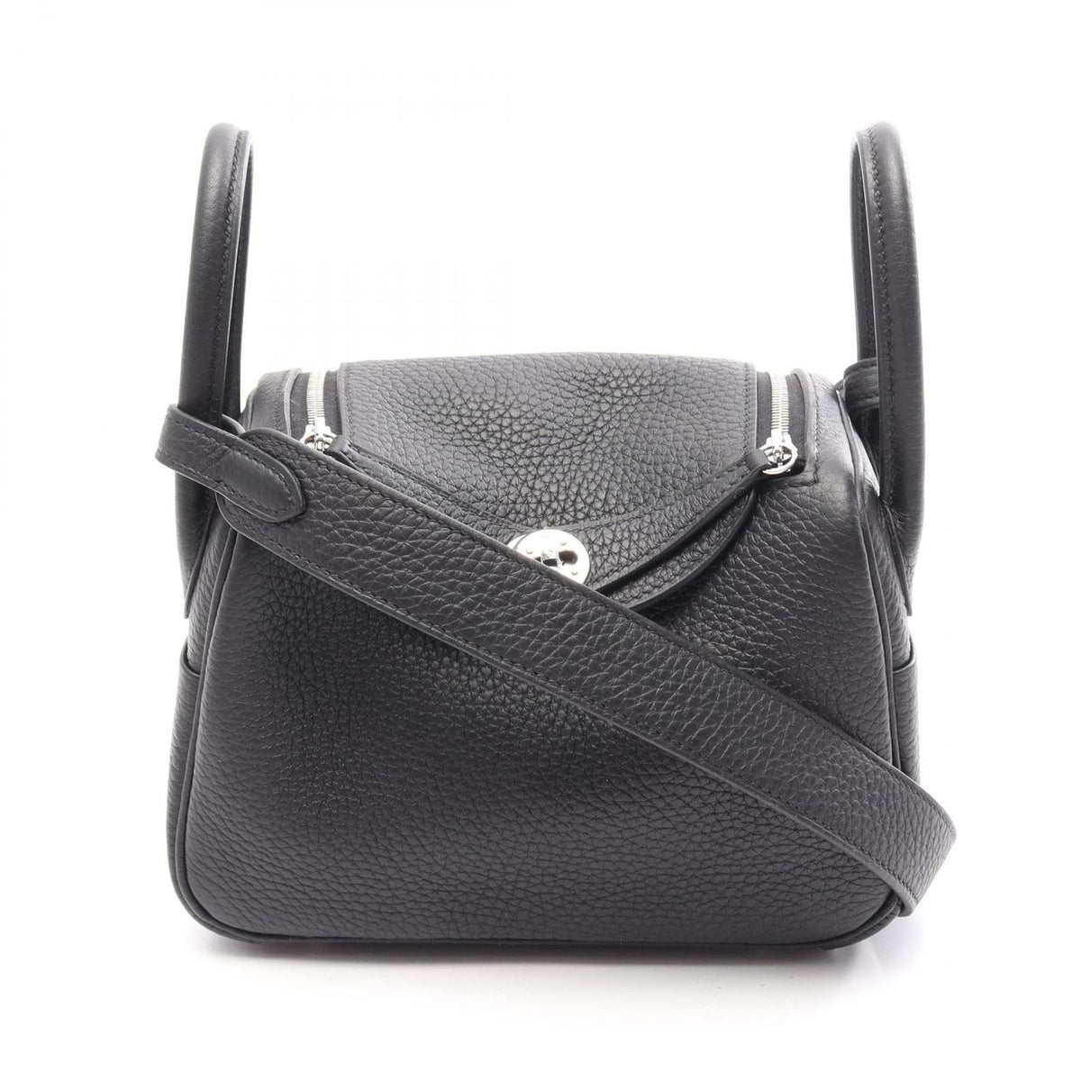 Hermes Shoulder Bag Lindy Mini Black