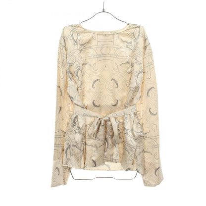 Hermes Blouse Eperon D'or Silk Apron d'Or