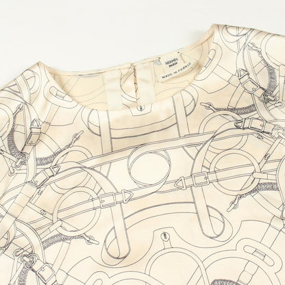 Hermes Blouse Eperon D'or Silk Apron d'Or — view 5
