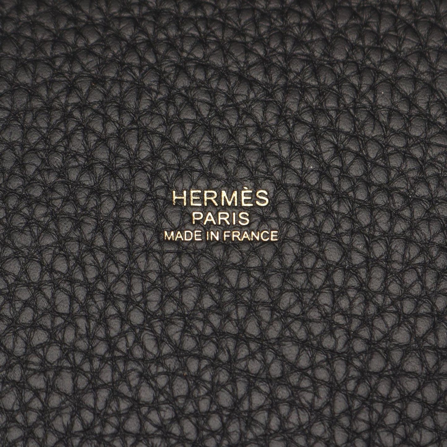 Hermes Picotin Lock PM Black Leather Handbag — view 4