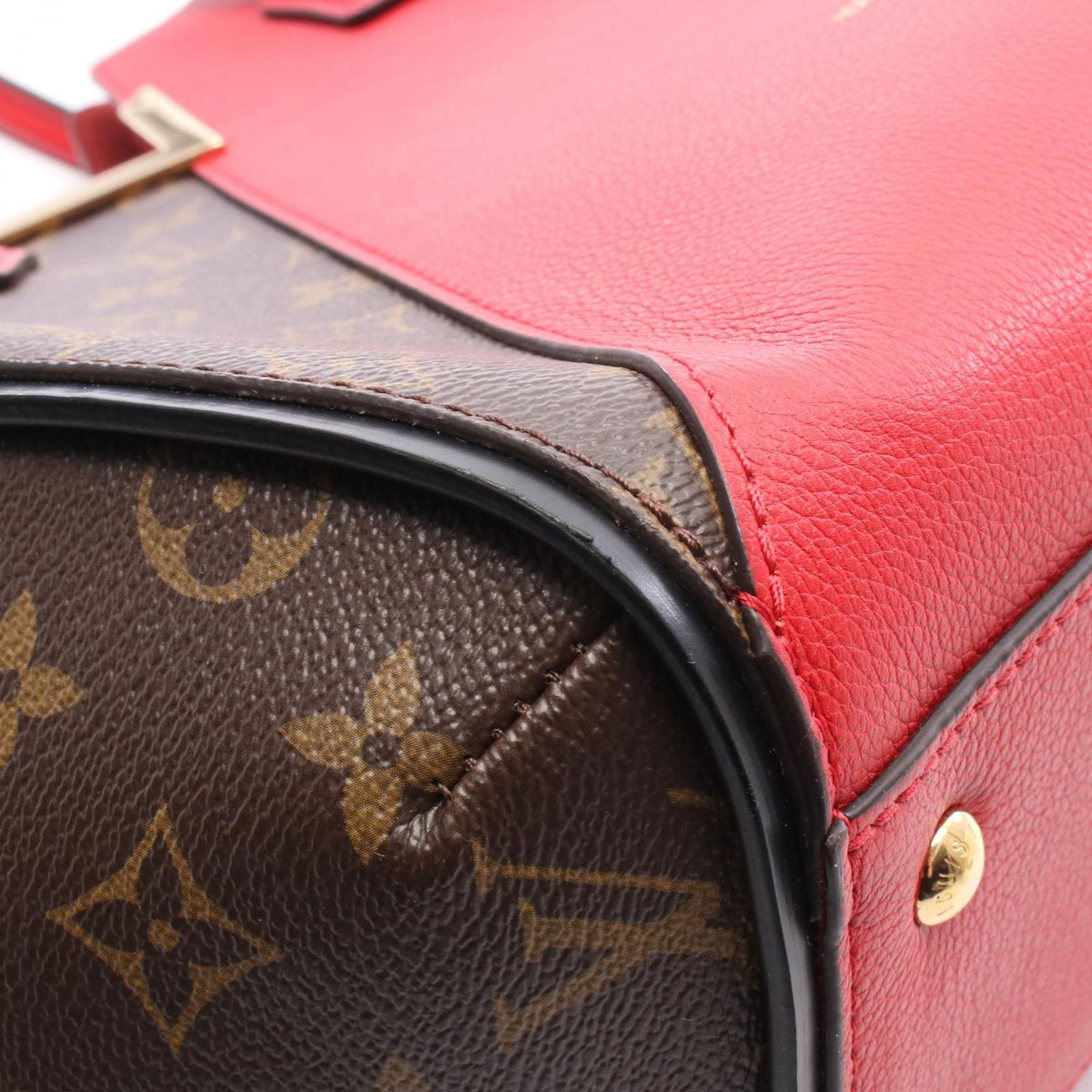 Louis Vuitton Tote Bag Kimono MM Cerise Canvas Leather — view 6