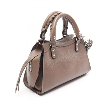 Balenciaga Neo Class City Mini 2-Way Gray Leather Neo Classic Handbag — view 2