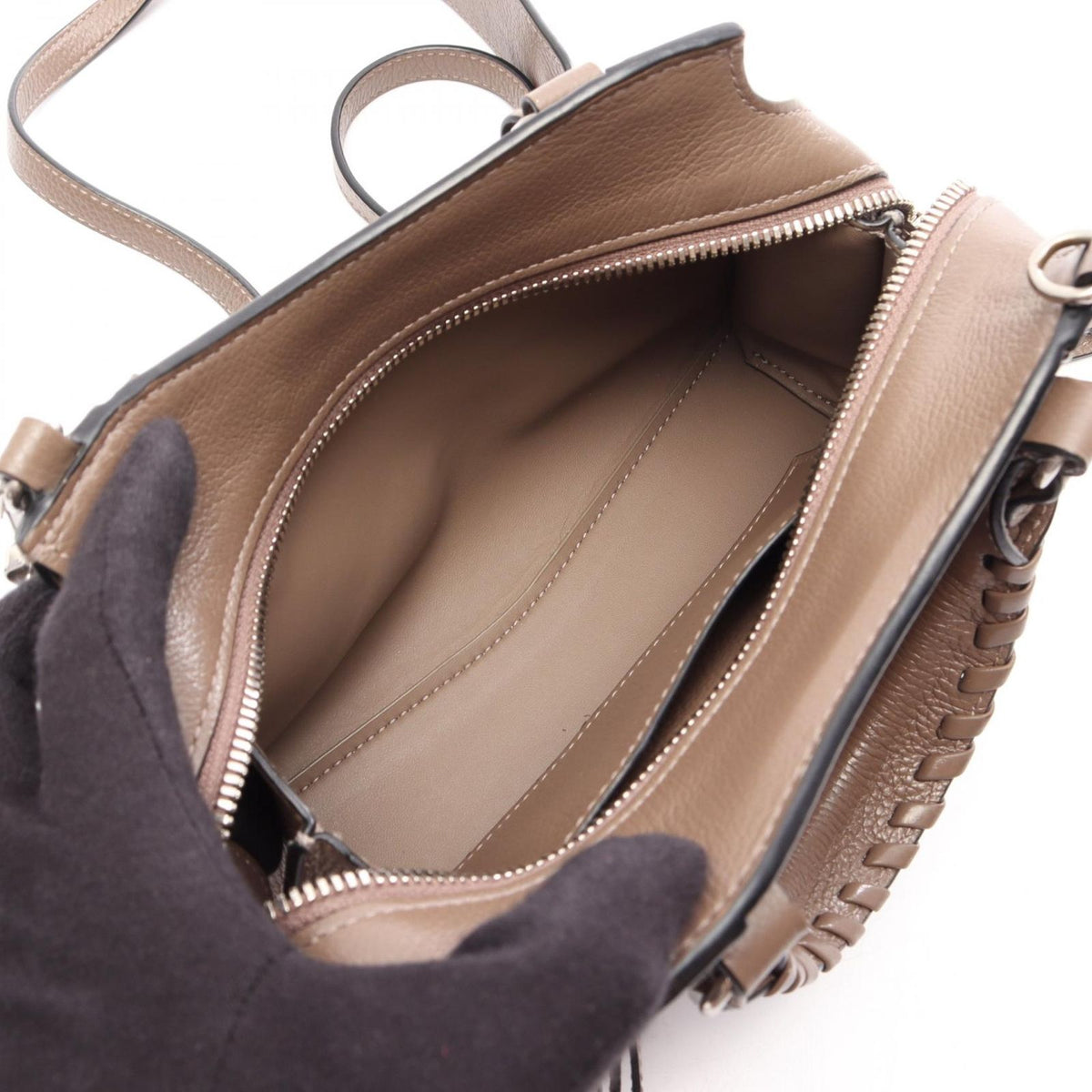 Balenciaga Neo Class City Mini 2-Way Gray Leather Neo Classic Handbag — view 3