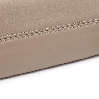 Fendi by the Way Medium 2-Way Gray Leather Handbag — view 7