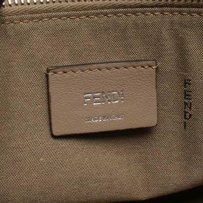 Fendi by the Way Medium 2-Way Gray Leather Handbag — view 4